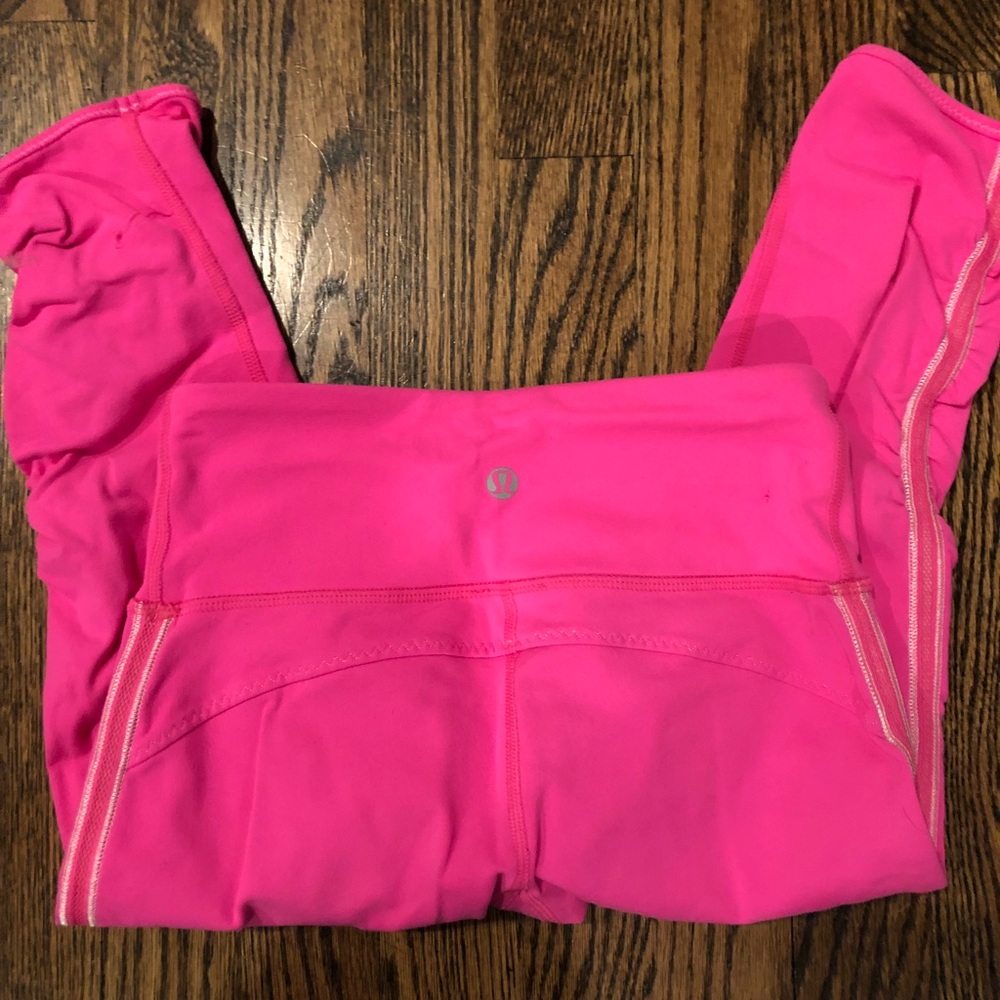 Hot Pink LuLuLemon Yoga Pants